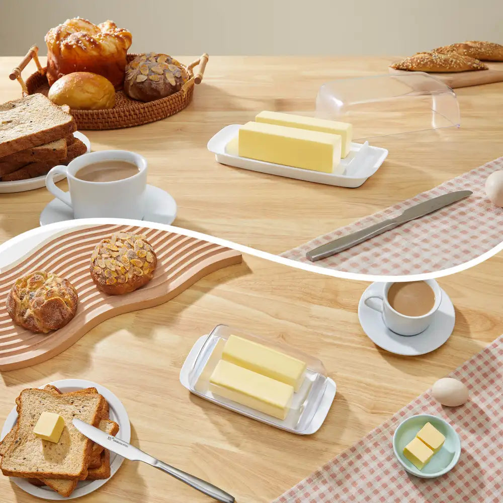 Lifewit Butter Dish with Lid, Butter Keeper Container, Butter Holder