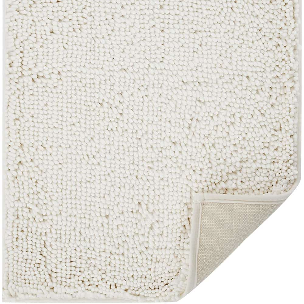 Lifewit Chenille Bath Shower Mat,  Non Slip Floor Runner Rug