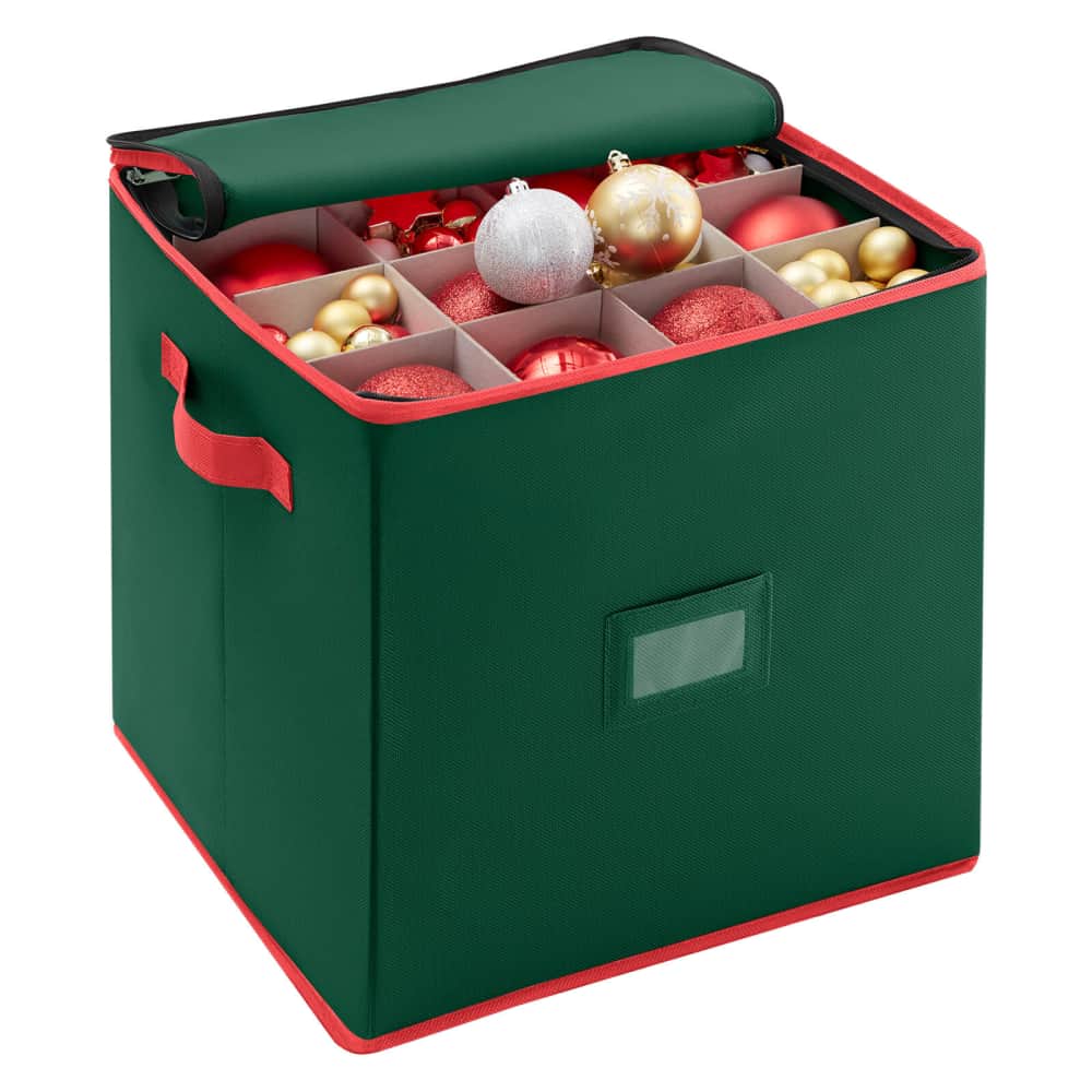 Lifewit Christmas Ornament Storage Box Organizer, Xmas Decoration Storage Container Bins