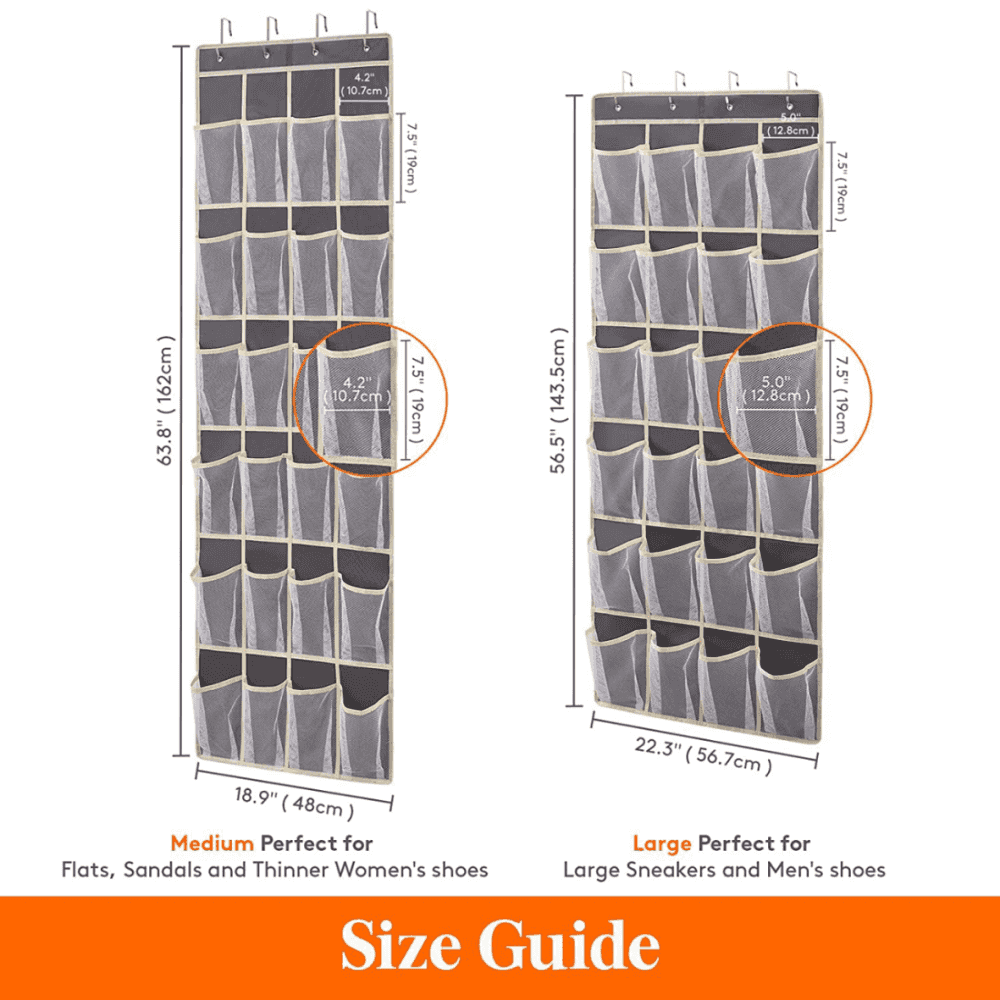 Lifewit Over The Door Hanging Shoe Storage Organizer