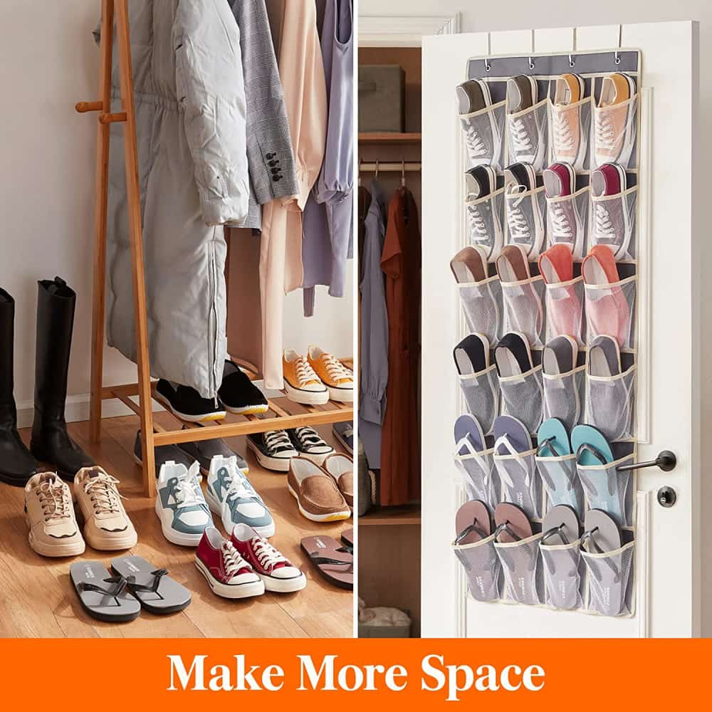 Lifewit Over The Door Hanging Shoe Storage Organizer