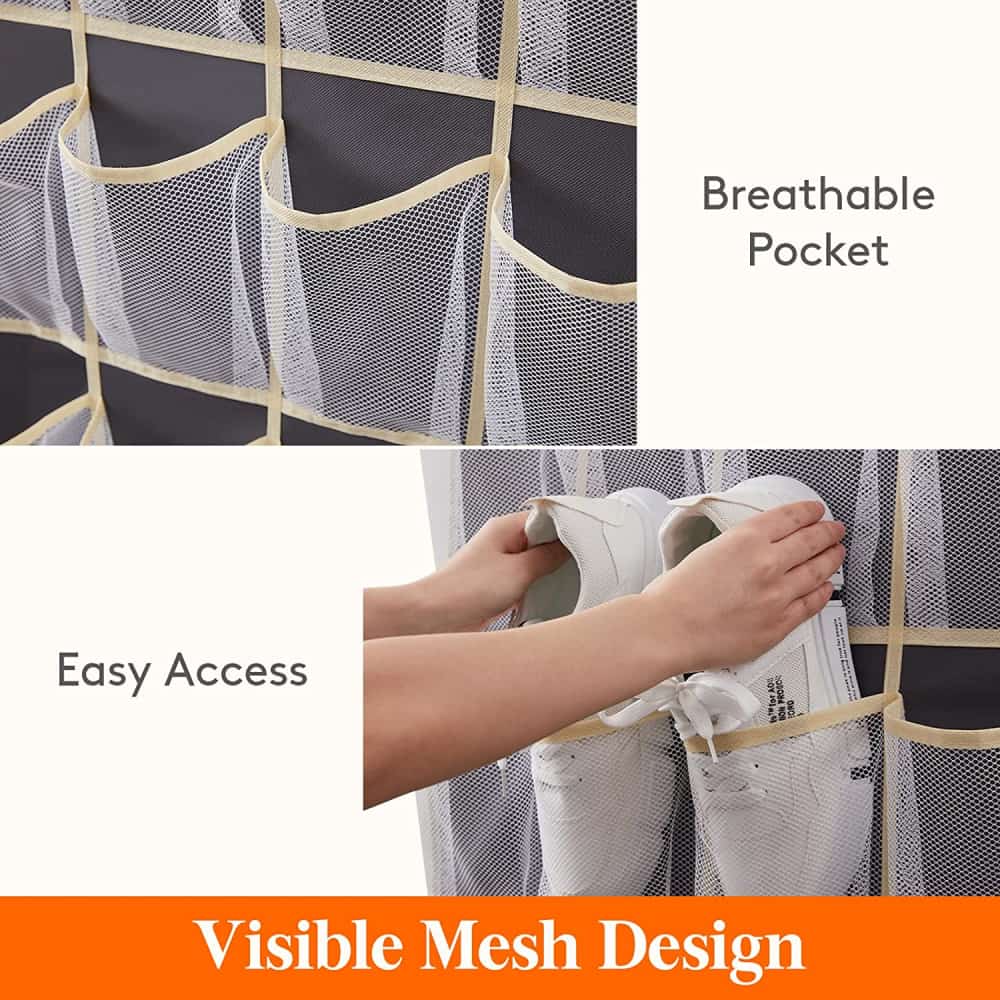 Lifewit Over The Door Hanging Shoe Storage Organizer