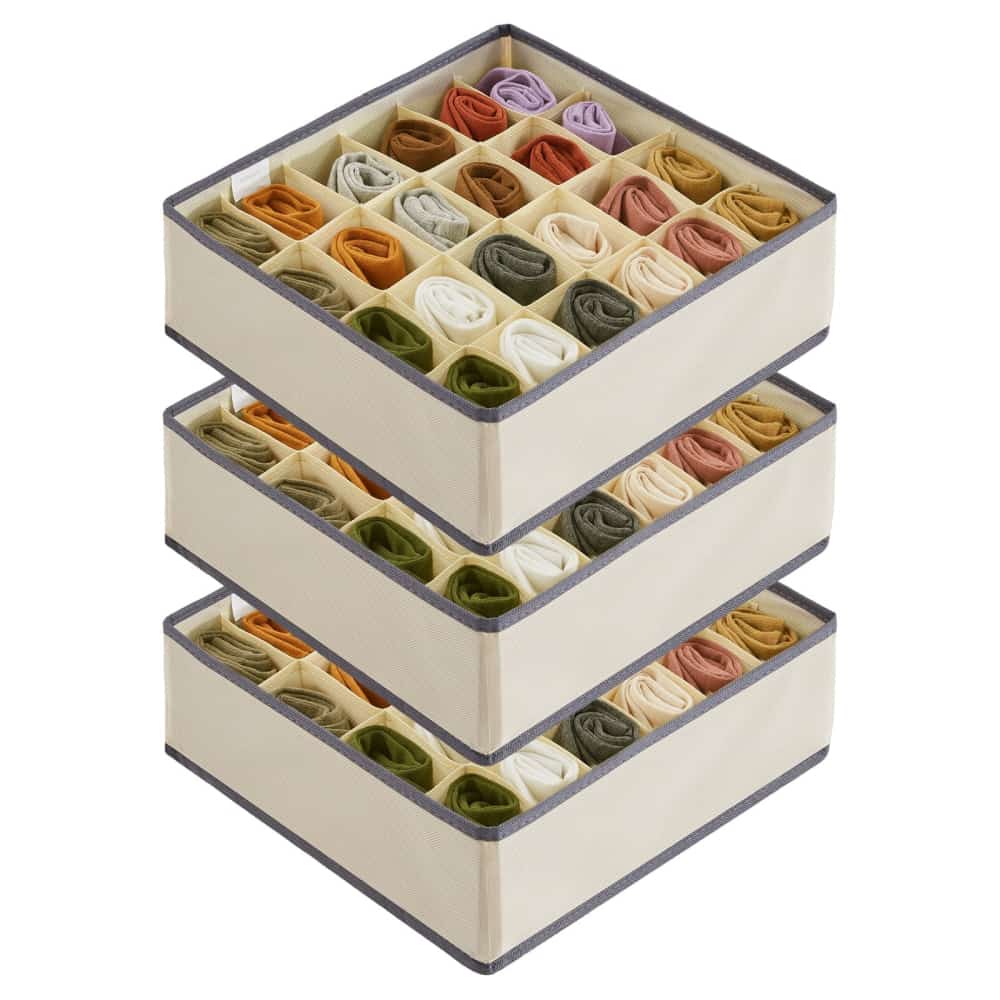 Lifewit Dresser Drawer Organizer for Underwear, Socks, Ties Storage