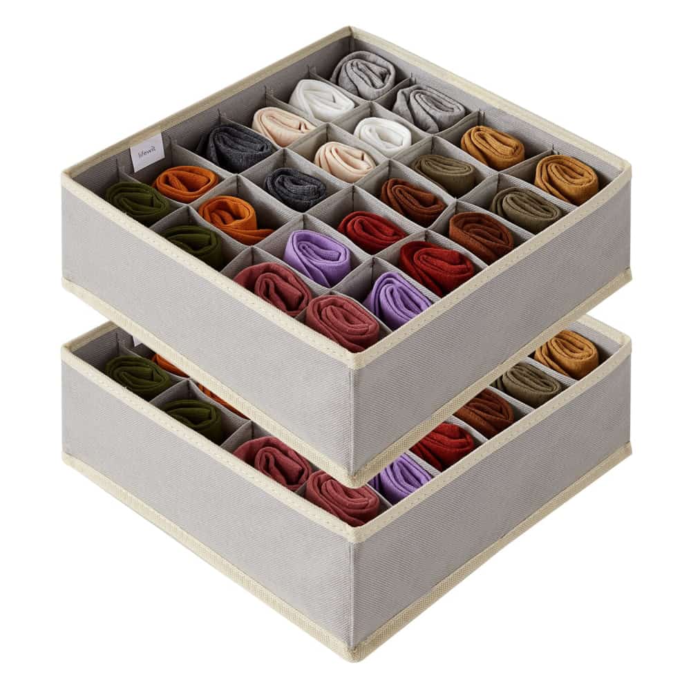 Lifewit Dresser Drawer Organizer for Underwear, Socks, Ties Storage