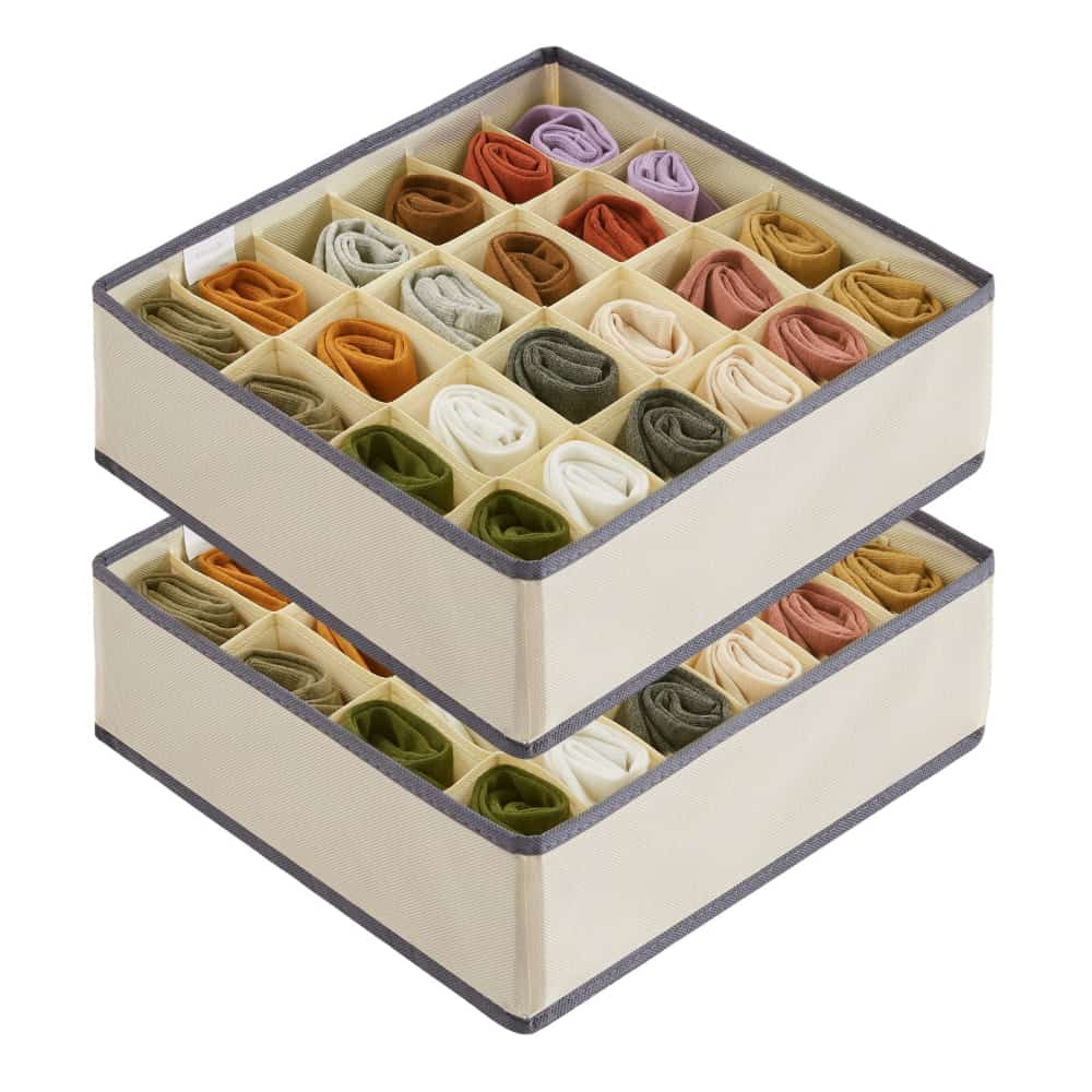 Lifewit Dresser Drawer Organizer for Underwear, Socks, Ties Storage