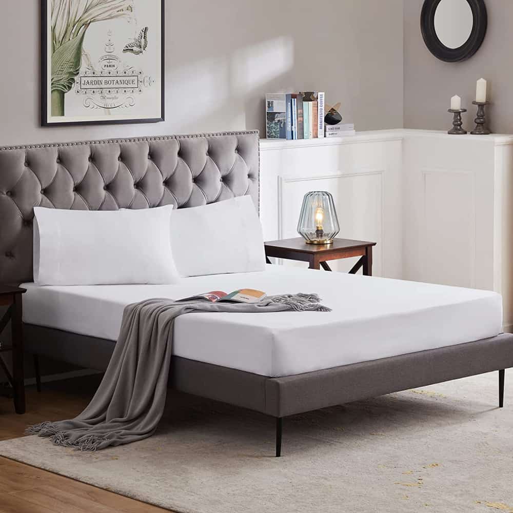 Lifewit Fitted Sheet, 1 Twin/Queen/King Size Fitted Sheet Only