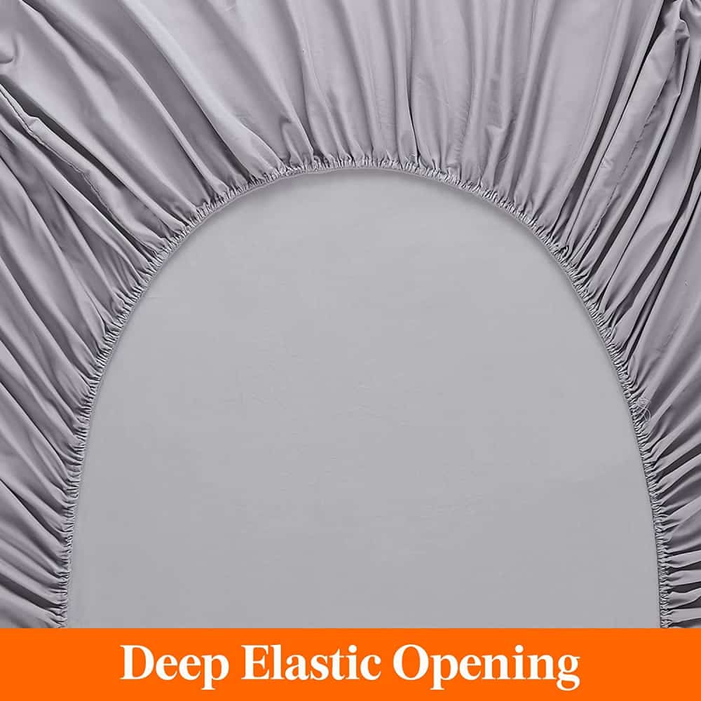 Lifewit Fitted Sheet, 1 Twin/Queen/King Size Fitted Sheet Only