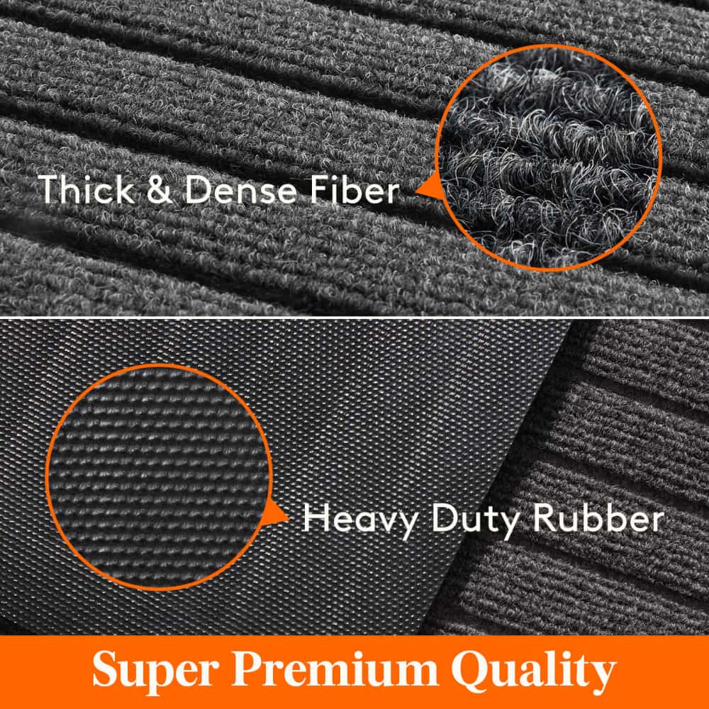 Lifewit Thin Indoor Door Mat, Rubber Backing, for Entry, Font Door