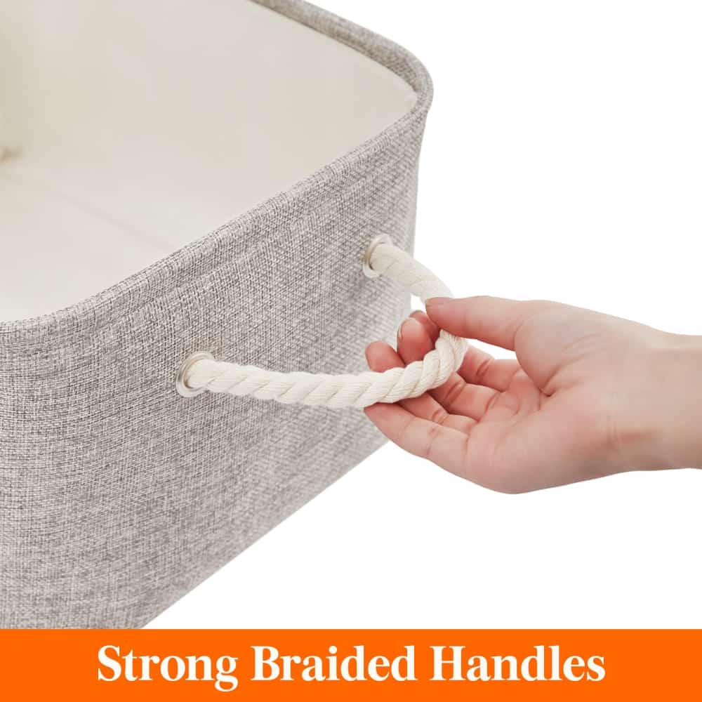 Lifewit Large Fabric Storage Baskets for Shelves, Closet, Bathroom