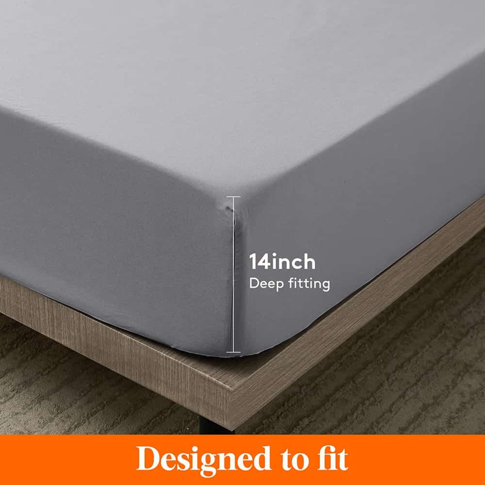 Lifewit Microfiber Bed Sheet Set, Twin/Queen/King Size Bedding Set