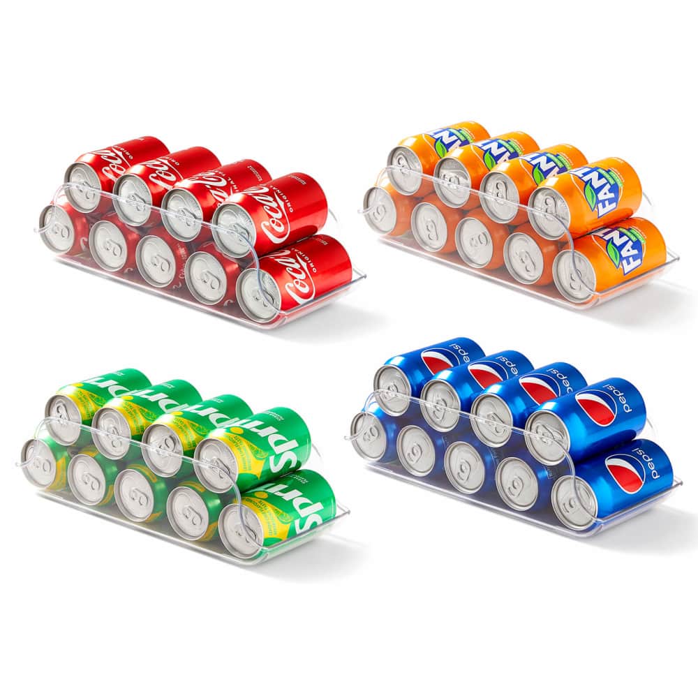 Lifewit Can Organizer Bins, Can Dispenser for Pantry, Refrigerator, 2PCS