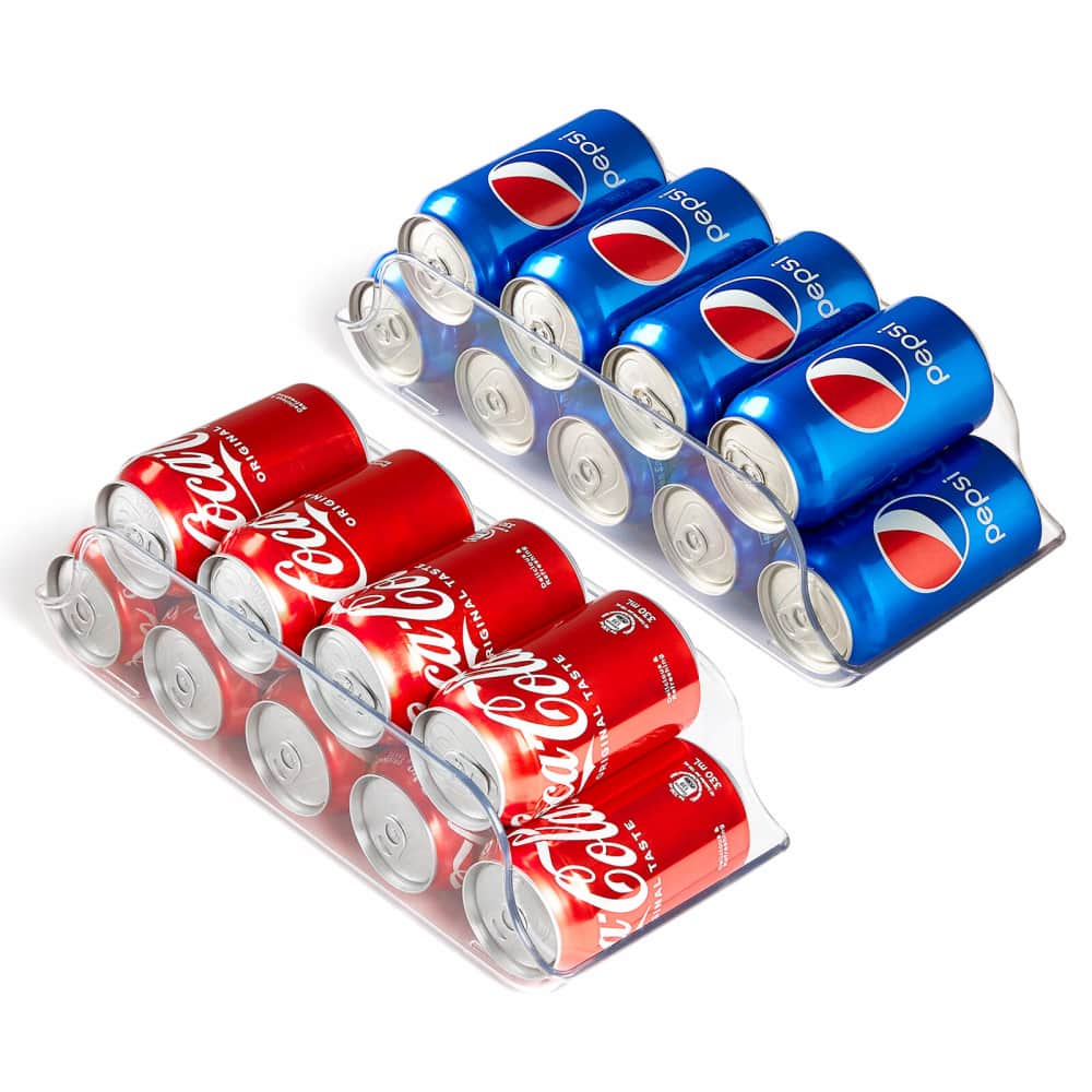 Lifewit Can Organizer Bins, Can Dispenser for Pantry, Refrigerator, 2PCS