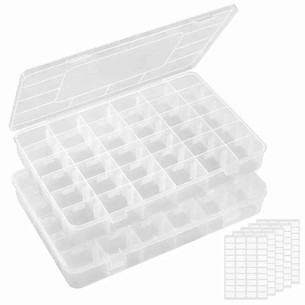 Lifewit Plastic Jewelry Organizer Box, Craft, Earring, Bead, Thread Storage Box Container