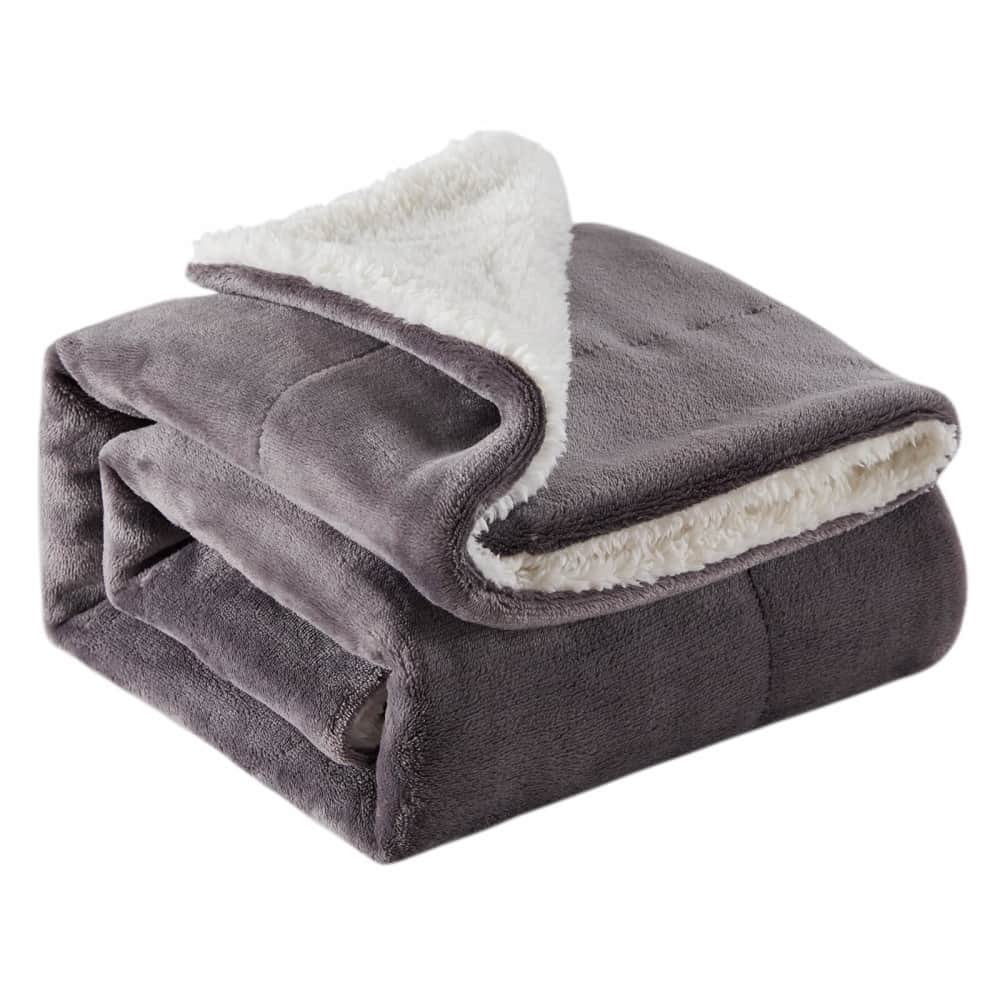 Lifewit Sherpa Throw Blanket, Cozy Fuzzy Fleece Blanket for Outdoor, Travel, Bed, Couch