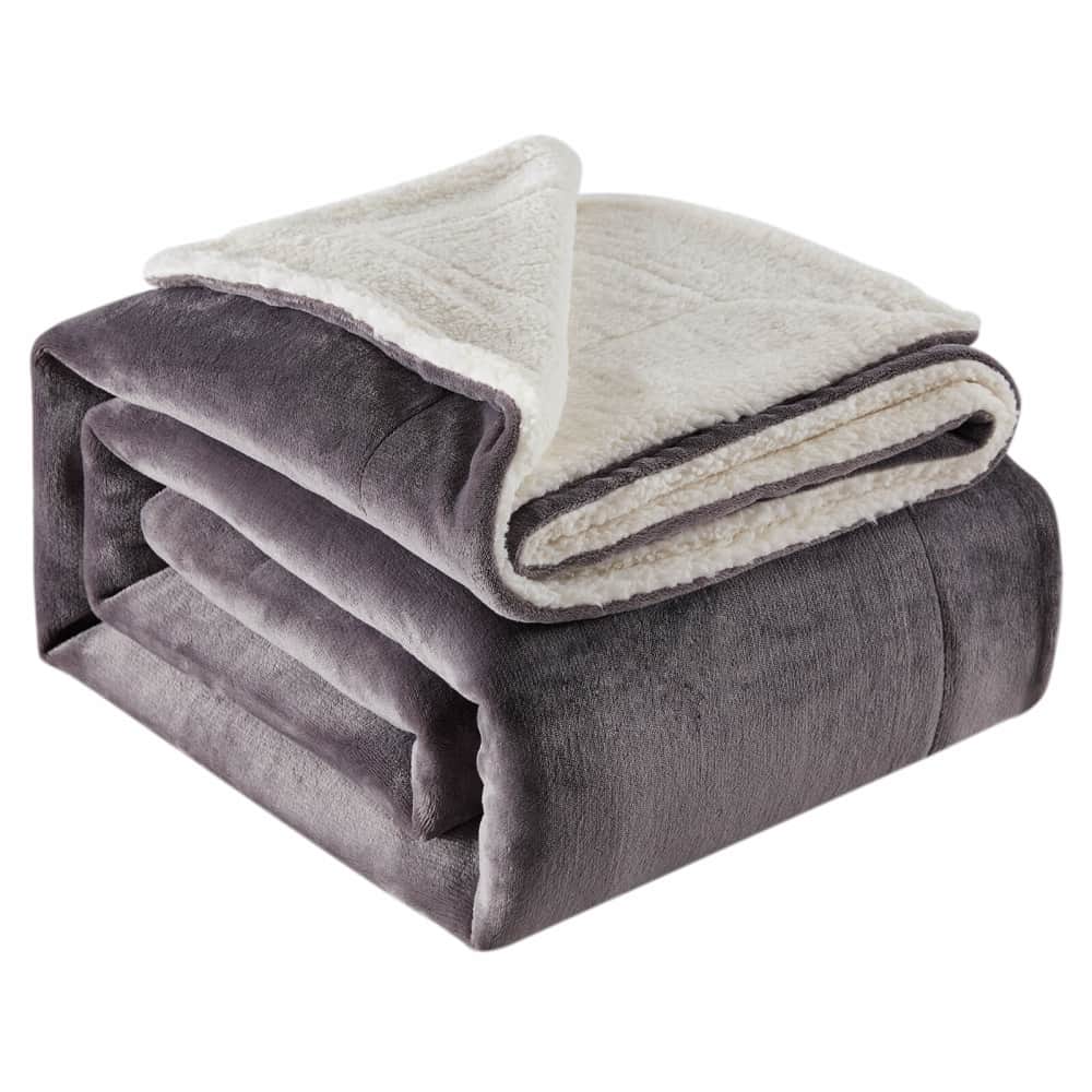 Lifewit Sherpa Throw Blanket, Cozy Fuzzy Fleece Blanket for Outdoor, Travel, Bed, Couch
