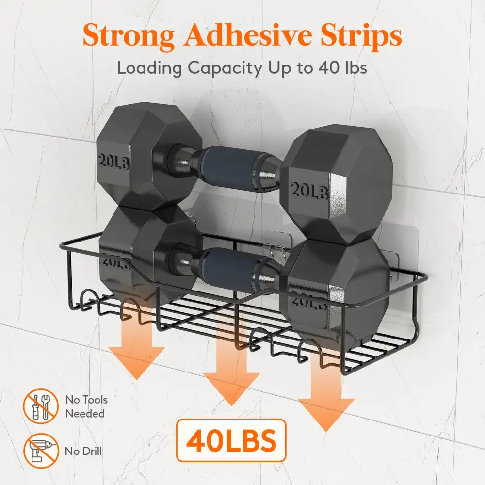 Lifewit Shower Caddy Shelves, Tile Shower Shelf Organizer Rack for Dorm, Bathroom