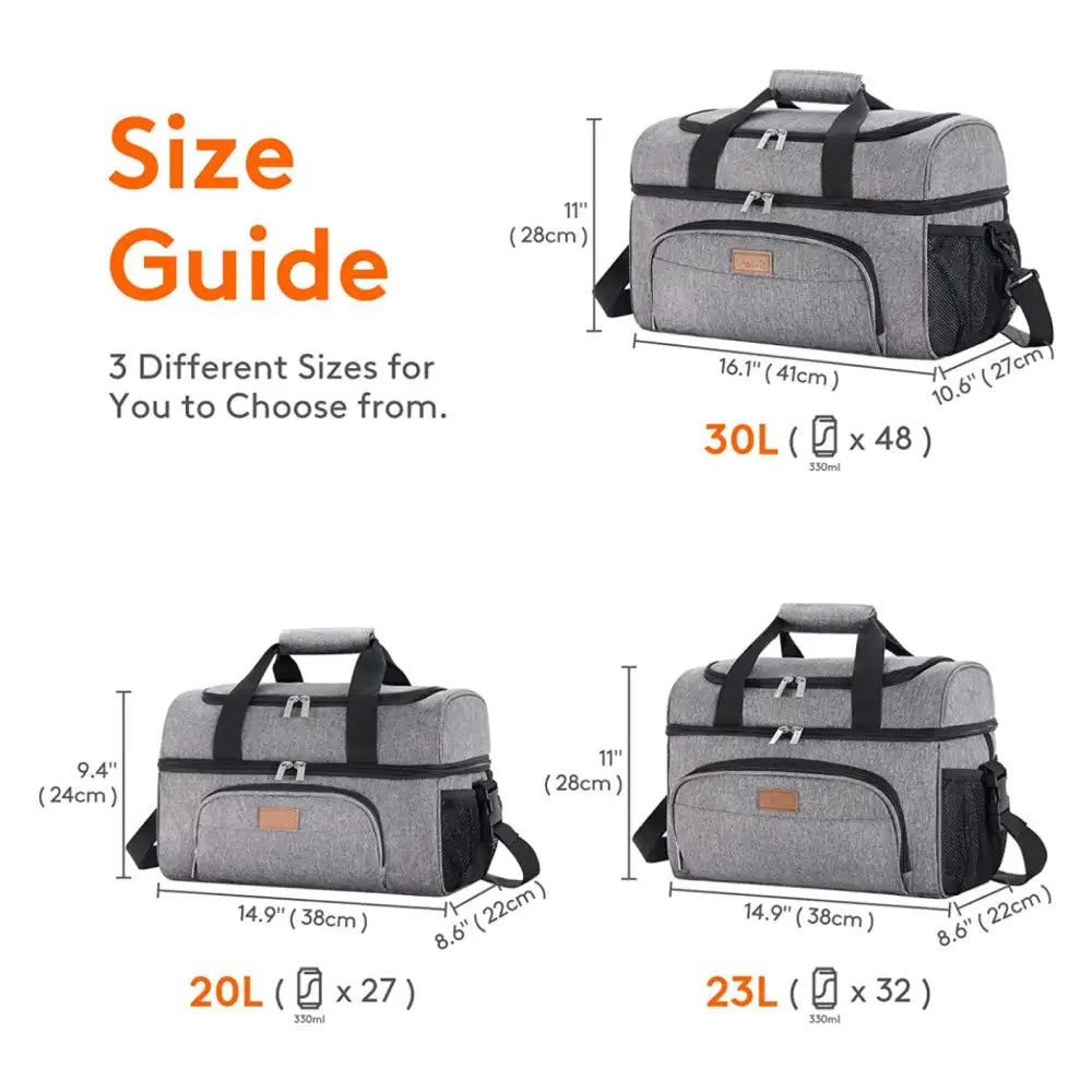 Lifewit Soft Insulated Cooler Tote Bag for Camping, Beach, Picnic