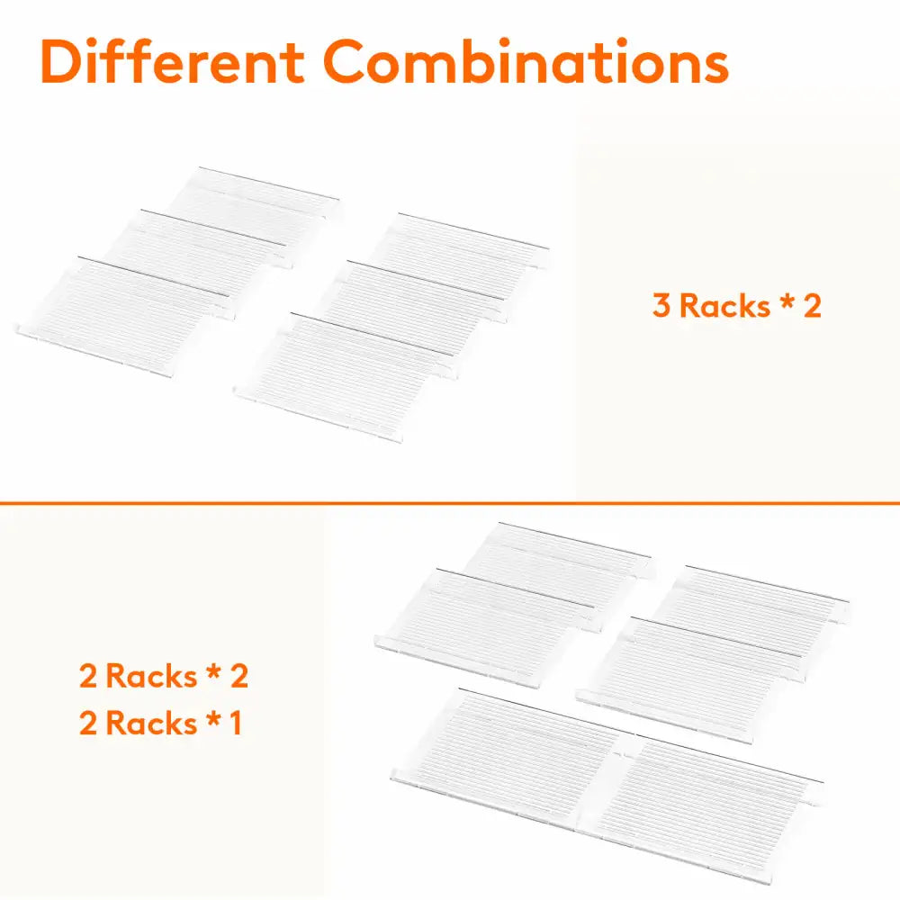 Lifewit Spice Rack, Spice Drawer Organizer Insert for Kitchen Cabinet, Pantry