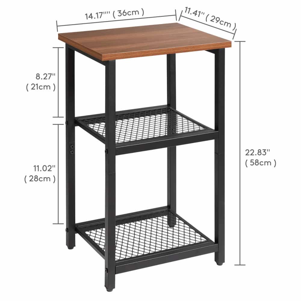 Lifewit Square Side End Table for Sofa, Living Room, Bed