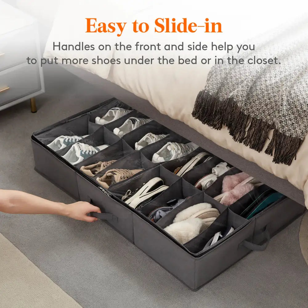 Lifewit Under Bed Shoe Storage Organizer Bins,  2/3 Packs