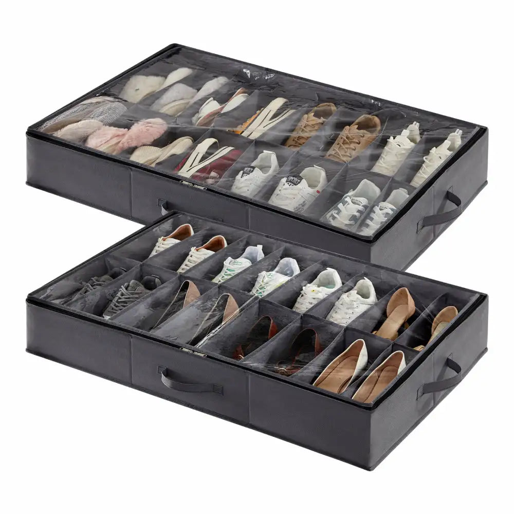 Lifewit Under Bed Shoe Storage Organizer Bins,  2/3 Packs