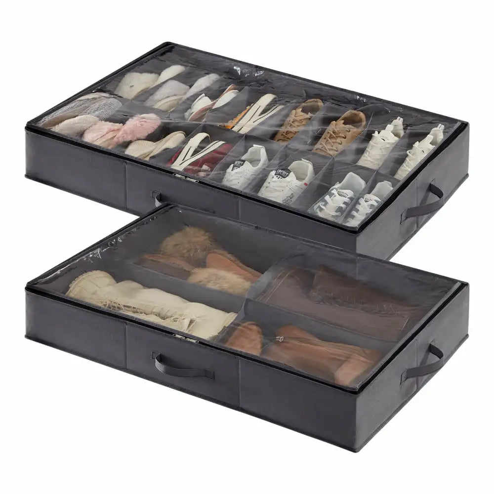 Lifewit Under Bed Shoe Storage Organizer Bins,  2/3 Packs