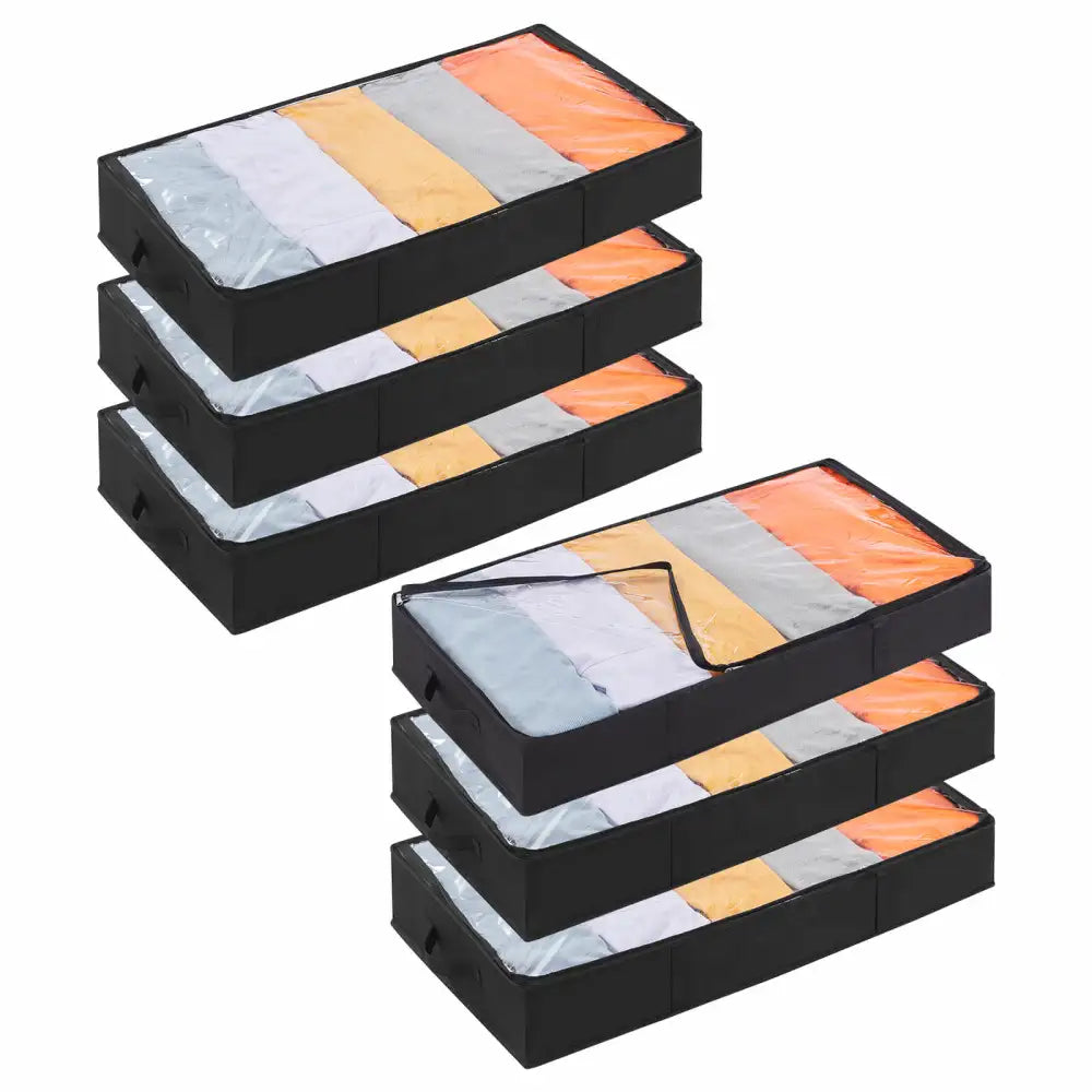 Lifewit Under Bed Storage Totes Bags, Low Profile Organizers, 2 Packs