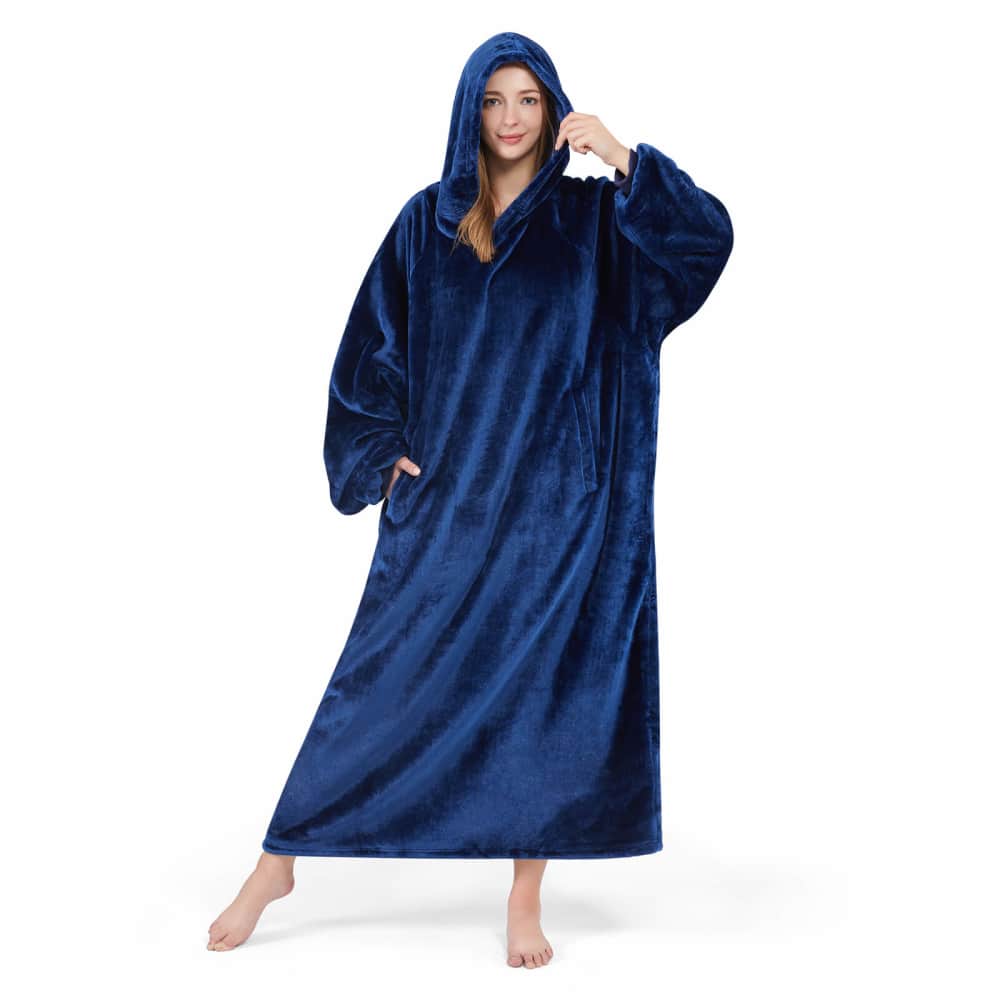 Lifewit Wearable Blanket Hoodie, Comfy Oversized Flannel Blanket Hoodie for Adults